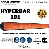 Vinnfier Hyperbar 101 Wireless Bluetooth Soundbar Speaker with FM Radio