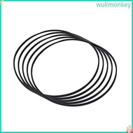 WU Durable Rubber Belt 50-145mm for Recorder CDROM Video Machine DVDs Drive