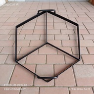 Cetakan Paving Blok Model 3D - Bingkai Logam Hitam - Penggunaan di Luar Ruangan - Permukaan Berubin