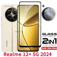 Realme 12+ 5G 2024 2in1 Screen Protector Film Transparent Phone Screen Protector For Realme 12x 12+ 