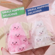 [baipeston] Cute Mochi Squishy Piggy Tower Fidget Toy Slow Rebound Pinching Cute Pig Stress Release Tool Deion Toy Vent Toy Gift