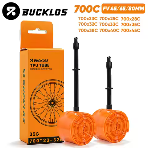 BUCKLOS Gravel Road Bike Inner Tube 700C Bicycle TPU Inner Tube 700x23/32C 700x33/45C TPU Inner Tire