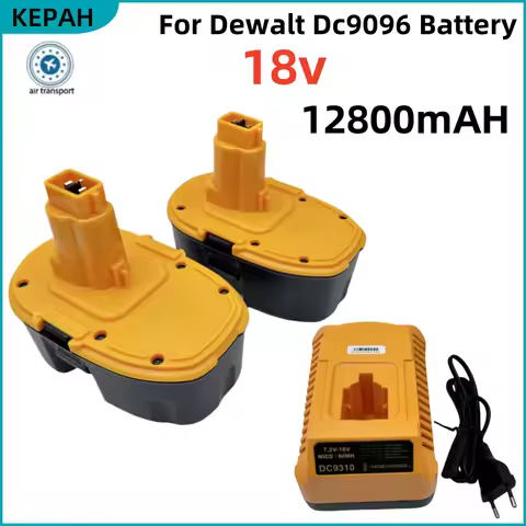 DC9096 18V🔋 12800mAh Ni-MH Power Tool for Dewalt DC9096 DE9039 DE9095 DW9098 DE9503 DW9096 Replaceme