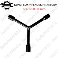 Black Short Y Socket Wrench Y Socket Wrench Size 10-11-13 MM
