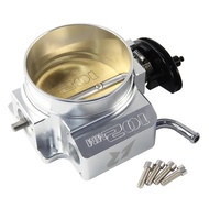 CNC Billet Throttle Body 102MM For Chevy GM Gen III LS LSX V8 Engine 4-Bolt Cable Aluminum Black/Sil