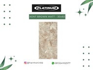 Keramik Dinding Platinum 30x60 Matt Corak - Kent Brown