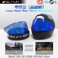 แว่นกันลมเปลี่ยนสีสำหรับ SHOEI Z8 X15 อุปกรณ์ป้องกันหมอก กันลมสีสันตัดกันแบบอุโมงค์สำหรับขี่มอเตอร์ไ