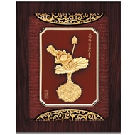 荷香蓮花金箔畫 | 退休禮物 新居落成 吉祥藝術擺飾