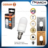 [ OSRAM ] 5W E14 / E27 LEDVALUE STICK BULB DAYLIGHT / WARM WHITE LED ENEGRY SAVING