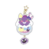 Pokemon Acrylic Mica Gengar Eevee Snorlax Ditto Jigglypuff keychain decorates anime model handbag, v