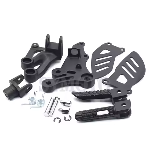 Motorcycle Footrest Set Front Foot Pegs Bracket Mount For Suzuki GSXR600 GSXR750 2006-2010 GSXR 600 