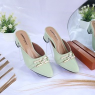 HMF Geehy Women's Mules Heel Shoes BC13