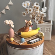 【客製全身寵物】月落屋 最愛的香床 寵物紀念罐 骨灰罐 L號