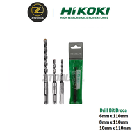Hikoki SDS Plus Drill Bit Hitachi Drill Bit Set SDS+ Broca 6mm 8mm 100mm 𝟭𝟬𝟬% Original 401006 / 4010
