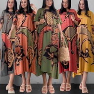 Busui daster daster ld 150cm front zipper busui contemporary daster batik_seno BATIK SEMERBAK daster