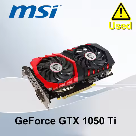 MSI GeForce GTX 1050Ti GAMING X 4G GDDR5 4GB PCI Express 3.0 1×HDMI 1×DVI 1×DisplayPort