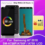 Eg Super AMOLED For Samsung Galaxy A7 2018 LCD Display A750 Tou