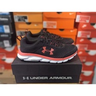 UNDER ARMOUR Women's Shoes Under Armor Charger Assert 8 Black Red Running Shoes Gym Shoes