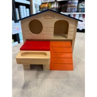 CARNO WOODEN HAMSTER HOUSE 6.5''x3.5''x6.5''H RJ116