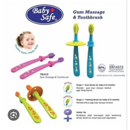 BABY SAFE Gum Massage & toothbrush BABY toothbrush