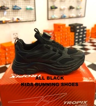 All Black Kids Running Shoes - The ABARO TwistTech Tropix SPA595AB1TA is a lightweight kids’ sports 