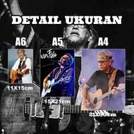 1 Paket Isi 24 PCS Poster Dinding Iwan Fals [DD76] Bisa Buat Ukuran A4 A5 A6 Dekorasi Kamar Poster O