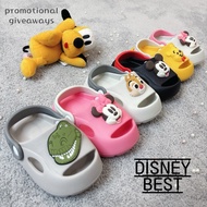 Free Disney Six-Color Crayon Slippers Coconut Sandals Children Shoes Pooh Minnie Hole Kiki Titi
