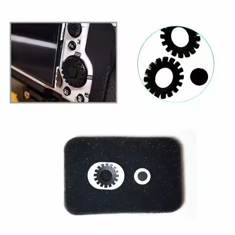 Metal Control Dial Wheel Attachment Sticker for Sony A1 A9 A7 II A7S III A7R IV V A7C A7CM2 A7CR ZV-