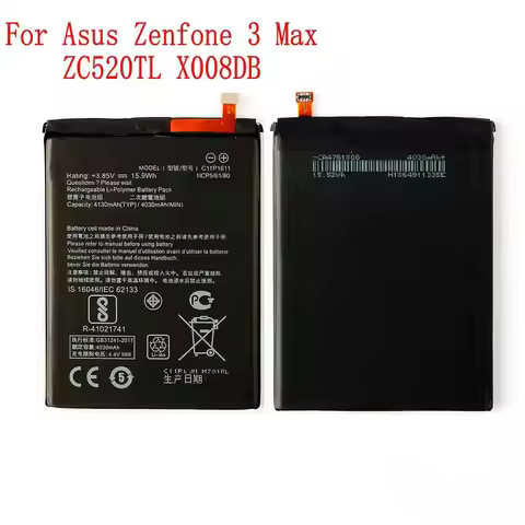 High Quality 4000mAh C11P1611 Battery For Asus Zenfone 3 Max Zenfone3 Max Z3 Max ZC520TL X008DB Mobi