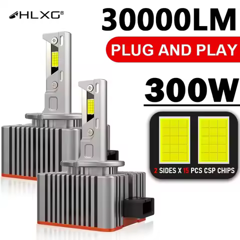 Reflektory LED Canbus D1S D1S D3S D2S D4S D5S D8S 30000LM 300W D1R D2R D3R D4R D4R dwustronny Chip 6