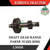 Shaft Gear Range Kubota Tractor L3608 Part : TC422-21910