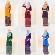 Baju Kurung Kebarung Maryam Ready Stock Size S hingga 5XL plus size Bf friendly