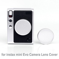OKDEALS หน้ากากกันฝุ่น,ฝาปิดเลนส์อลูมิเนียมอัลลอยด์เลนส์กล้องถ่ายรูปบัฟเฟอร์ฟองน้ำกันกระแทกหมวกป้องกันมืออาชีพกันน้ำสำหรับ Fujifilm Instax Mini EVO