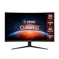 MSI 微星 32" G321CU 4K 144HZ 1500R曲電競(HDR/F-Sync/HDMI2.1*2.DP.Type-C//VA)螢幕(福利品出清)