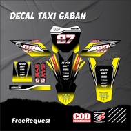 Decal Ojek Gabah Decal Taxi Gabah Yz New Decal Ojek Gabah Vinyl Material Hologram Material Free Cust