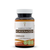 Secrets of the Tribe Horseradish 60 Capsules, 1000 mg, Horseradish (Armoracia rusticana) Dried Root 