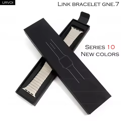 URVOI Band for Apple Watch Link Bracelet Gen.7 Ultra 4 3 2 Natural Series 12 11 10 9 SE3 Strap for i