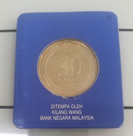 1989 Malaysia 30 years BNM Silver non proof old coin