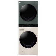 LGWash Tower เครื่องซักผ้า/อบผ้า ฝาหน้า (14/10 kg) รุ่น WT1410NHEG.ABGPETH