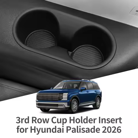 2pcs for Hyundai Palisade 2026 Water Cup Holder 3rd Row Door Handle Side Drinks Storage Box Car Inte