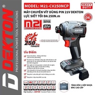 Cheap DEKTON compact screwdriver M21-CV250CP uses universal pin M 21 (BODY WITHOUT CHARGING pin). GE