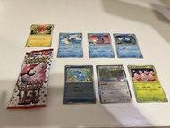 Pokemon PTCG Sv2a 151 卡牌 (日版) 墨海馬,百變怪,拉普拉斯,卡美龜,尼多朗,蛋蛋