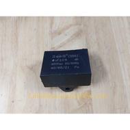 Fan Capacitor CBB61 4UF 450V Pin Plug