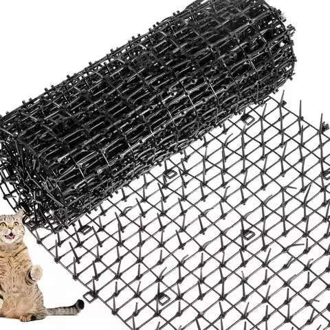 6.5ft Cat Repellent Mat Spikes, Keep Dogs & Cats Off Couch Yard Garden, Indoor Outdoor, 79x12 Inch R