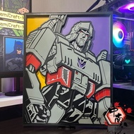 Transformers Megatron 3D Multilayer Poster