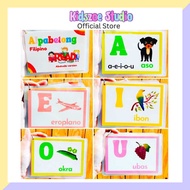 filipino alphabet abakada laminated educational flash cards