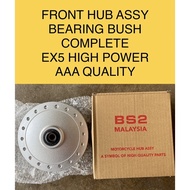 EX5 FRONT HUB ASSY BUYUNG DEPAN COMPLETE SET OEM QUALITY FOR EX5 HIGH POWER EX5 HP EX5 LAMA