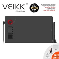 ส่งเร็วจากไทย (VEIKK's Official store) VEIKK เมาส์ปากกาดิจิตอล รุ่น A15PRO สำหรับ แท็บเล็ต วาดภาพ พิมพ์แบบเต็มจอ ขนาด 10x6 นิ้ว ความไวแรงดัน 8192