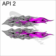 STIKER API HELM / STIPING API HELM RACOING BOGO ALL TYPE 02 - EJT 124