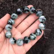 [HCM]Vòng tay ngọc phỉ thúy Jade A xanh đốm đậm VIP 13LY